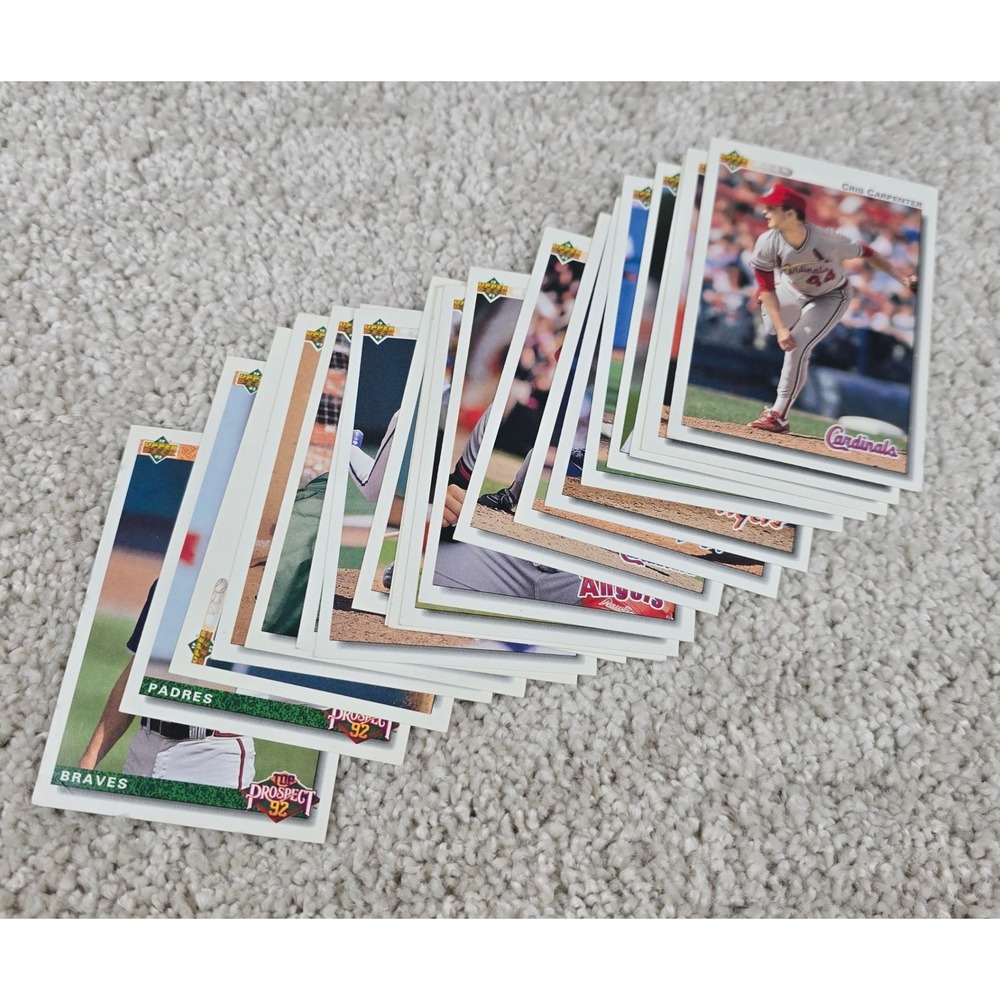 Small Lot Vintage 1992 Upper Deck Baseball Cards - NM or Better - LOOK